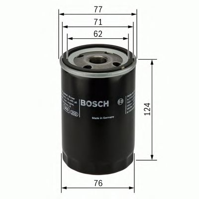 Фильтр масляный FORD FOCUS, TRANSIT (Bosch) - фото 