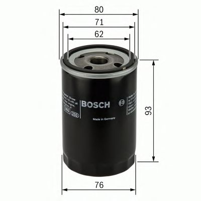 Фільтр масляний (вир-во Bosch) BOSCH 0451103337 - фото 