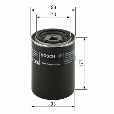 Масляний фільтр (вир-во Bosch) BOSCH 0 451 203 228 - фото 