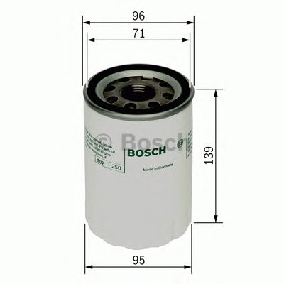 Фильтр масляный (Bosch) - фото 