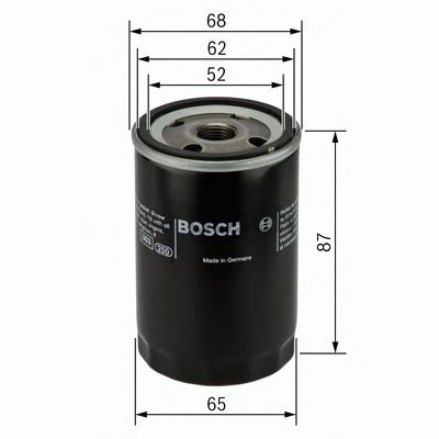 Фильтр масляный двигателя NISSAN (Bosch) - фото 
