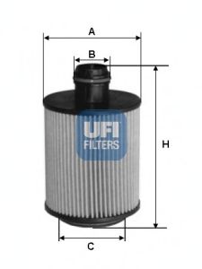 Масляний фільтр UFI 25.093.00 - фото 