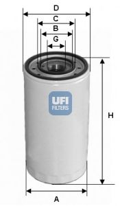 Масляний фільтр UFI 23.475.00 - фото 
