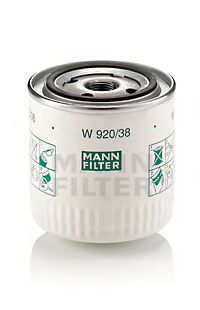 Фильтр масляный (MANN) MANN-FILTER W920/38 - фото 