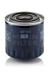 Фільтр масляний двигуна RENAULT MASTER I 2.5 D (вир-во MANN) MANN-FILTER WP914 - фото 