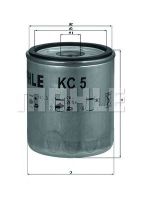 Паливний фільтр (KNECHT) KC5 - фото 