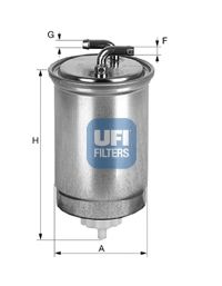 Фильтр топливный (UFI) 24.365.00 - фото 