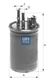 Паливний фільтр UFI 24.409.00 - фото 