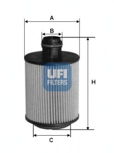 Масляний фільтр UFI 25.061.00 - фото 
