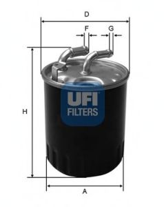 Паливний фільтр UFI 24.077.00 - фото 