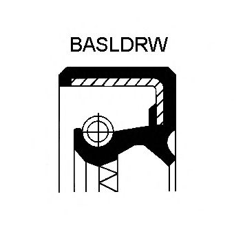 Сальник дифференциала DACIA/NISSAN/RENAULT BASLDRWX7 40X55X8/13 ACM (Corteco) - фото 