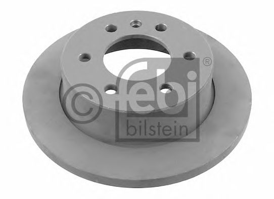 Диск тормозной задний (невентилируемый) (в упаковке два диска, цена указана за один) (FEBI) - фото 