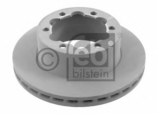 Диск тормозной задний (вентилируемый) (в упаковке 2 диска, цена указана за 1) (FEBI) - фото 