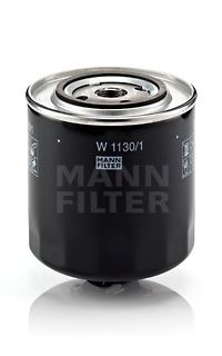 Фильтр масляный VW T4 1.9 D 90-03, AUDI 100 2.0-2.4 D 82-94 (MANN) - фото 