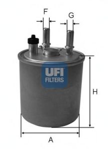 Фильтр топливный (UFI) 24.073.00 - фото 