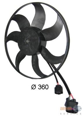 SA FAB 10- Вентилятор (HELLA) - фото 