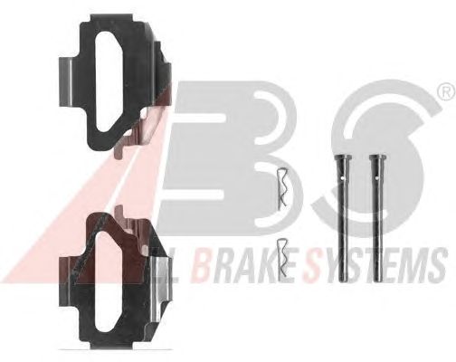 Комплектуючі, колодки дискового гальма (вир-во ABS) A.B.S. 1141Q - фото 