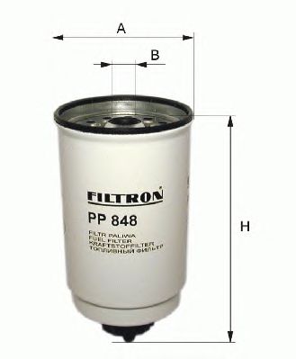 Фильтр топливный Transit (Filtron) PP848/WF8052 - фото 