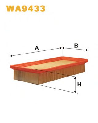 Фильтр воздушный HYUNDAI (Хендай) Getz (WIX-Filtron) WA9433/AP108/4 - фото 