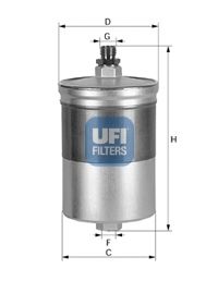 Фильтр топливный (UFI) 31.505.00 - фото 