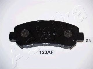 Колодки тормозные дисковые передние NISSAN X-TRAIL (ASHIKA) 50-01-123 - фото 