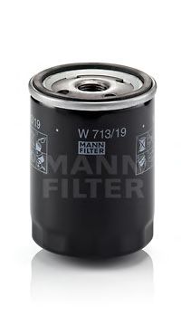 Фільтр масляний двигуна (вир-во MANN) MANN-FILTER W713/19 - фото 