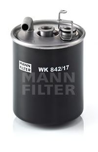 Фильтр топливный MERCEDES-BENZ (МЕРСЕДЕС-БЕНЦ) (MANN) WK842/17 - фото 