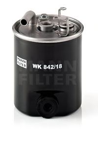Фільтр палив. (вир-во MANN) WK842/18 (без упаковки) WK842/18 - фото 