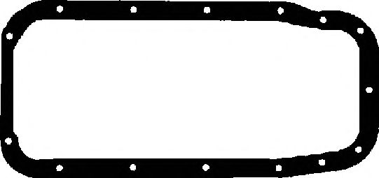 Прокладка піддону картера DAEWOO/CHEVROLET Lanos 1,6 16V A15MF/A16DMS (вир-во Corteco) - фото 