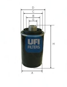 Масляний фільтр UFI 23.493.00 - фото 