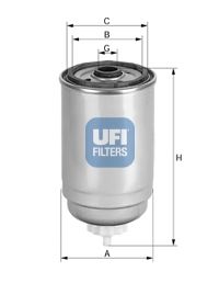 Паливний фільтр (UFI) - фото 0