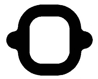 Прокладка коллектора IN MERCEDES-BENZ (МЕРСЕДЕС-БЕНЦ) OM501/OM502 (1CYL) (Elring) - фото 