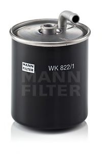 Фільтр паливний (вир-во MANN) MANN-FILTER WK822/1 - фото 