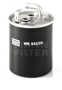 Фильтр топливный (пр-во MANN) MANN-FILTER WK842/20 - фото 