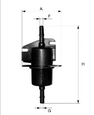 Фильтр топливный FIAT (ФИАТ) (Filtron) PS921/WF8152 - фото 