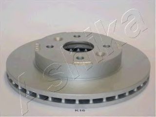 Диск тормозной передний (вентилируемый) (в упаковке два диска, цена указана за один) (ASHIKA) - фото 