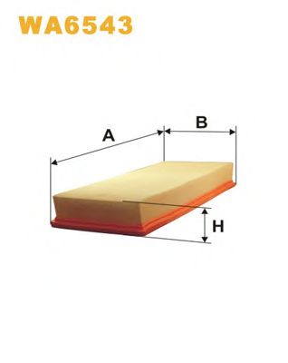 Фільтр повітряний AUDI 100 (вир-во WIX-Filtron) WA6543/AP004/1 WA6543 - фото 
