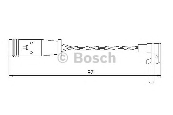 Датчик износа тормозных колодок MERCEDES-BENZ (Bosch) - фото 