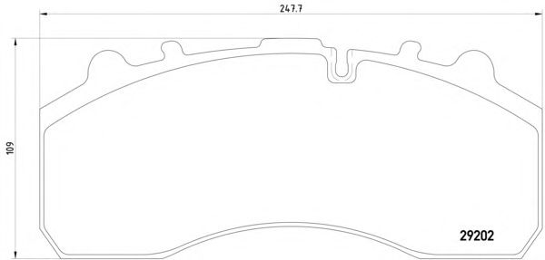 Колодки тормозные дисковые (комплект) (с РМК) (TEXTAR) 2920212 - фото 