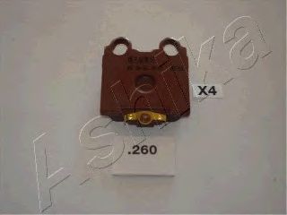 Колодки тормозные дисковые задние LEXUS GS (ASHIKA) 51-02-260 - фото 