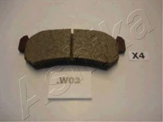 Колодки тормозные дисковые задние CHEVROLET LACETTI (ASHIKA) - фото 