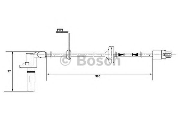 Датчик числа обоpотов (Bosch) - фото 