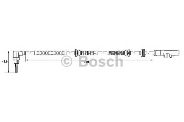 Датчик частоти обертання (вир-во Bosch) BOSCH 0 265 007 671 - фото 