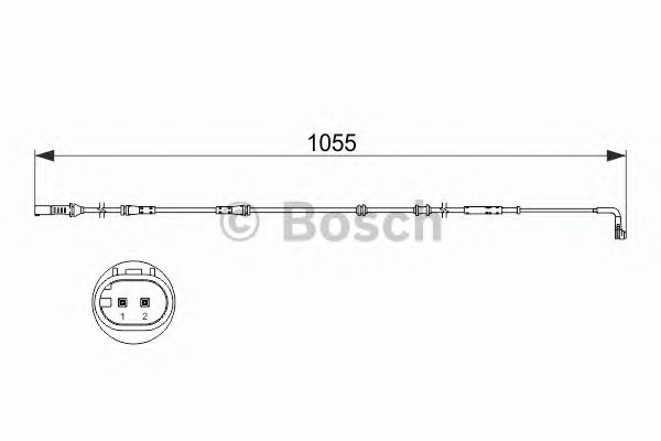 Датчик износа тормозных колодок (Bosch) - фото 