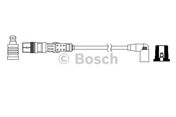 Провід високовольтний VAG (вир-во Bosch) - фото 