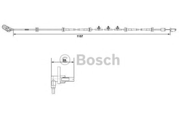 Датчик частоти обертання (вир-во Bosch) BOSCH 0 265 007 464 - фото 