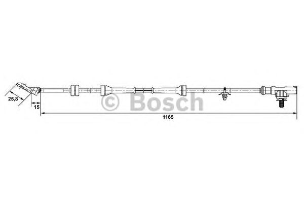 Датчик частоты вращения (Bosch) BOSCH 0265007537 - фото 