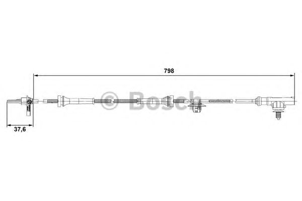 Датчик частоти обертання (вир-во Bosch) BOSCH 0265007687 - фото 