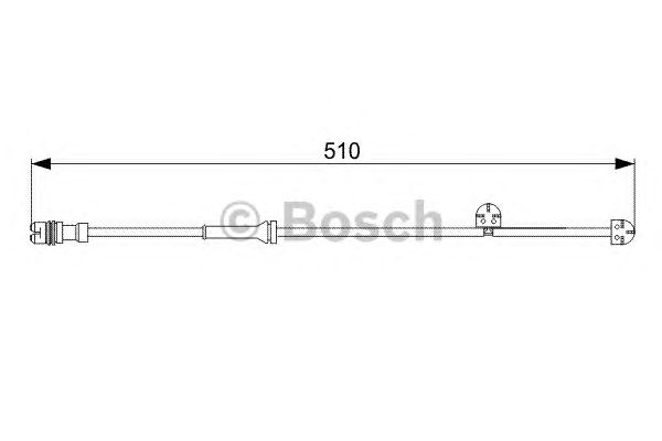 Датчик зносу гальмівних колодок (вир-во Bosch) BOSCH 1 987 473 029 - фото 