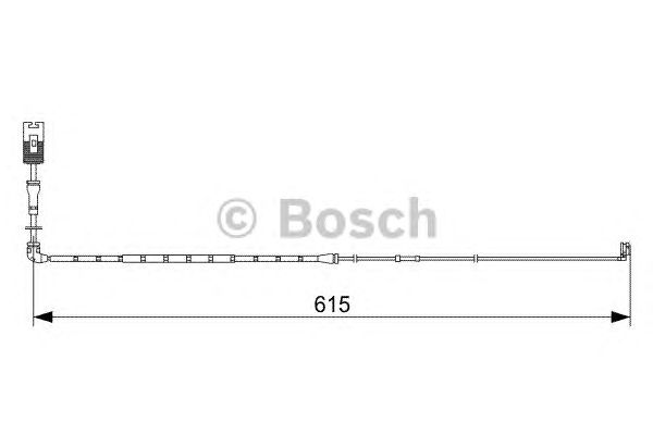 Датчик износа колодок (Bosch) BOSCH 1987473056 - фото 